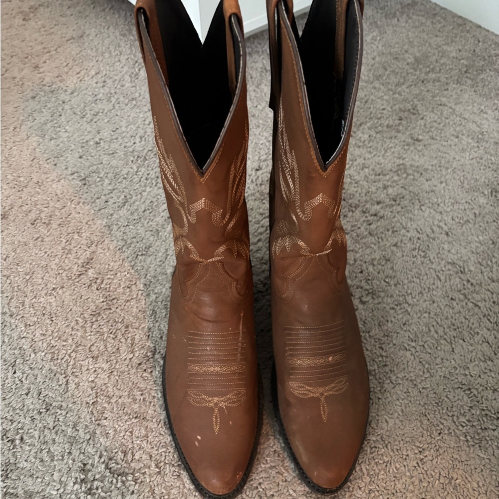 Brown Western Cowboy Boots